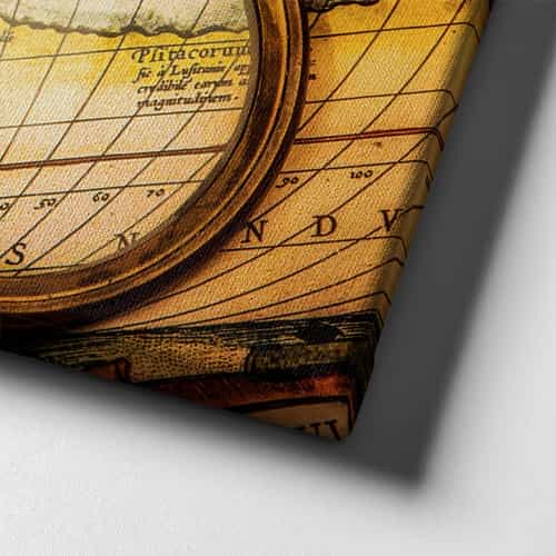 9661_6 Tarihteki Haritalar Canvas Tablo