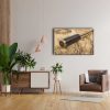 9667_4 Durbun Ve Harita Canvas Tablo