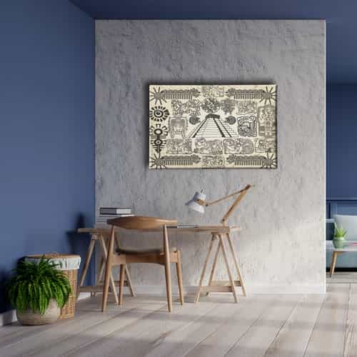 Misir Figurleri  Canvas Tablo