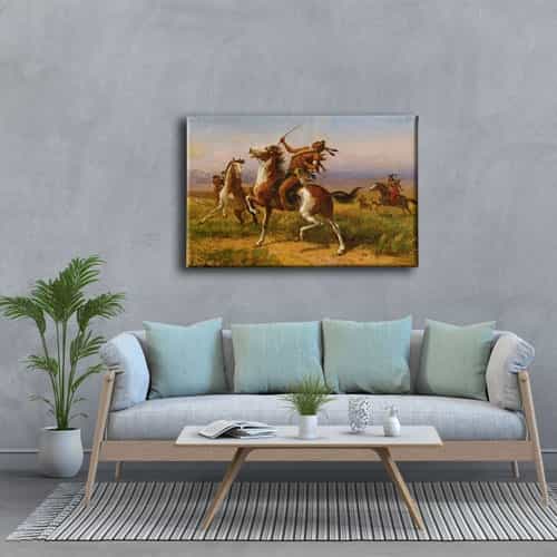 Savasci Kizilderili  Canvas Tablo