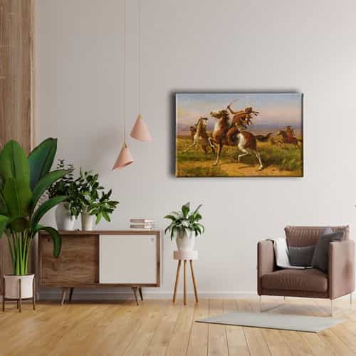Savasci Kizilderili  Canvas Tablo