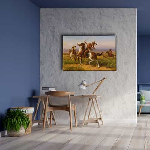 Savasci Kizilderili  Canvas Tablo