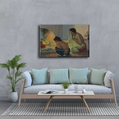 Kabile -aile Figuru  Canvas Tablo