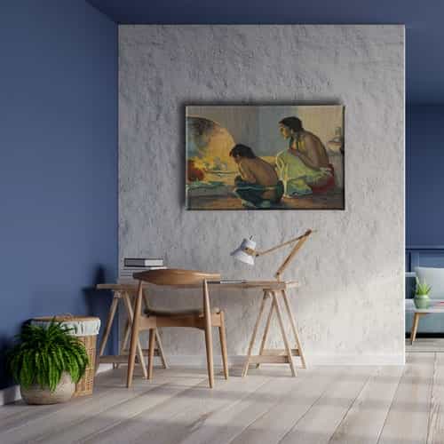 Kabile -aile Figuru  Canvas Tablo