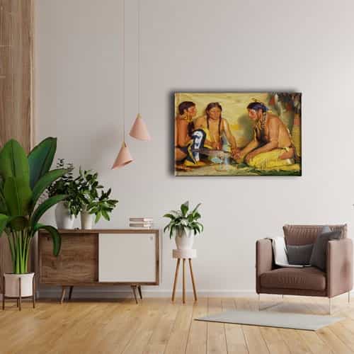 Kabile Hayati  Canvas Tablo