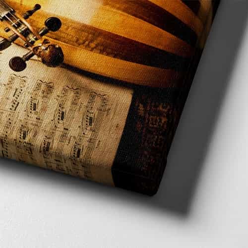 9690_6 Muzik Aletleri Kanvas Tablo