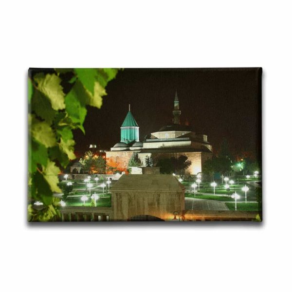 9697_1 Mevlana Muzesi Gece Manzara Tablo