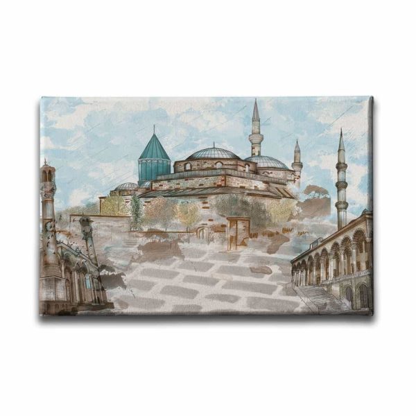 9699_1 Mevlana Muzesi Sultan Selim Cami Ve Aziziye Cami Tablo
