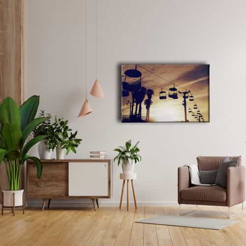 9766_4 Teleferik Canvas Tablo