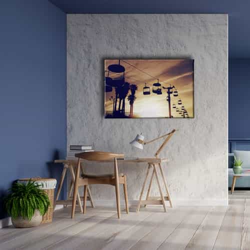 9766_5 Teleferik Canvas Tablo