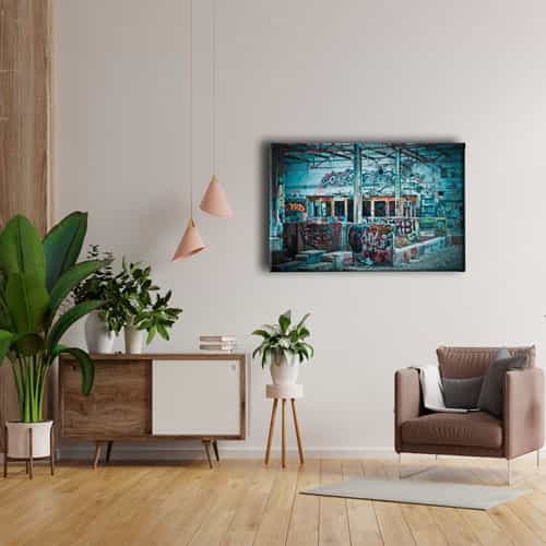 9767_4 Graffiti Canvas Tablo