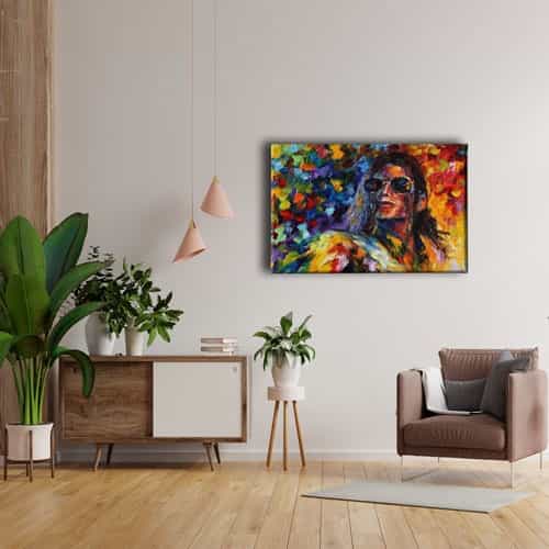9773_4 Michael Jackson Canvas Tablo