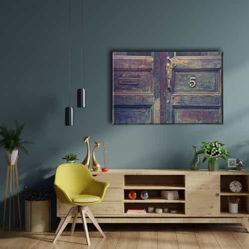 9775_2 Eskitme Kapi Canvas Tablo
