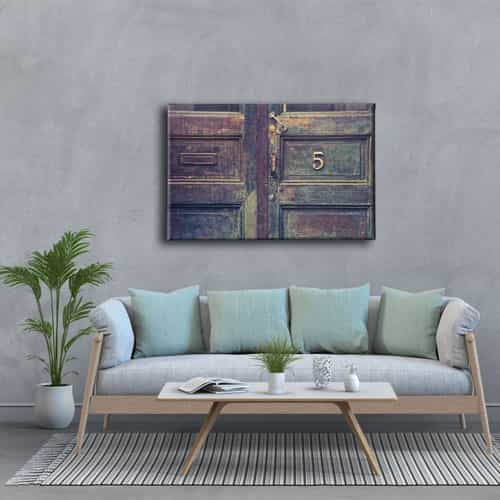 9775_3 Eskitme Kapi Canvas Tablo