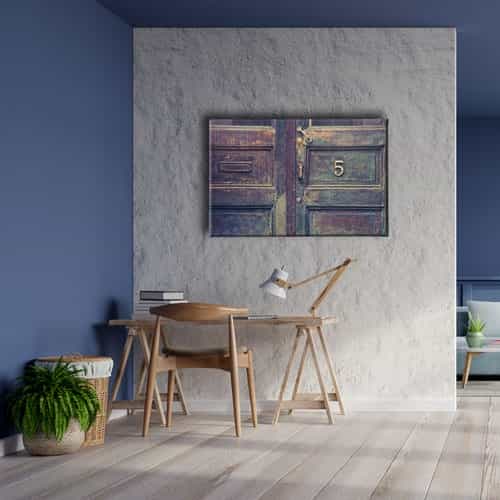 9775_5 Eskitme Kapi Canvas Tablo