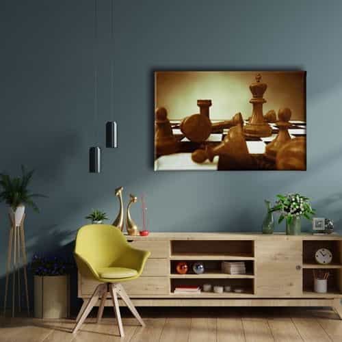 Satranc  Canvas Tablo