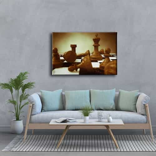 Satranc  Canvas Tablo