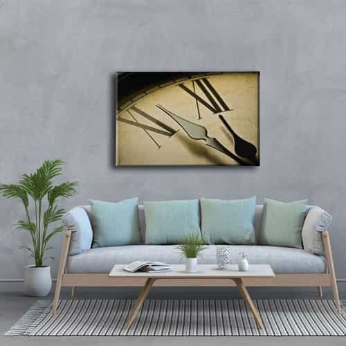 9782_3 Saat Canvas Tablo