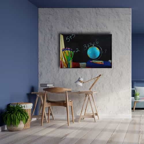 9798_5 Okul Canvas Tablo