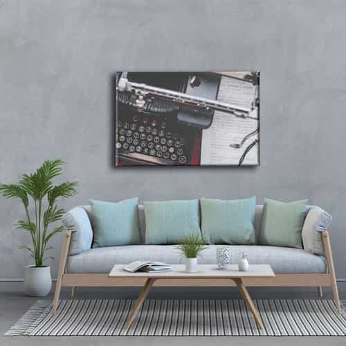 9803_3 Daktilo Canvas Tablo