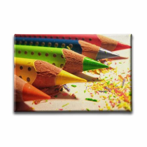 9823_1 Renkli Kalemler Canvas Tablo