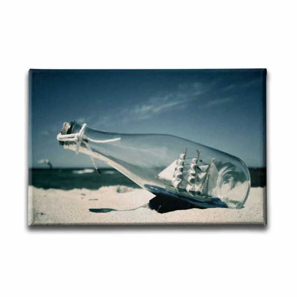 9838_1 Cam Sise Ve Gemi Canvas Tablo