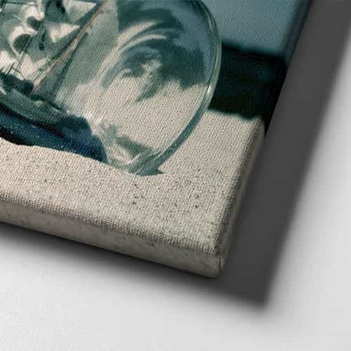 9838_6 Cam Sise Ve Gemi Canvas Tablo
