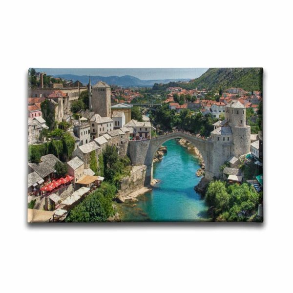 9885_1 Mostar Koprusu Kanvas Tablo