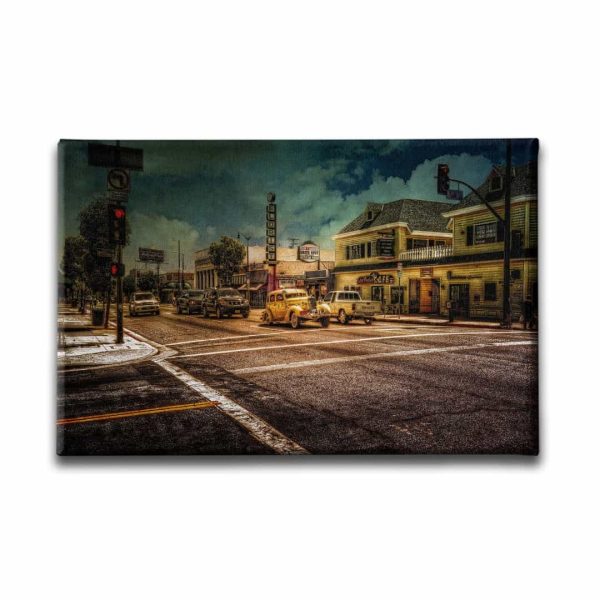 9886_1 Retro Canvas Tablo