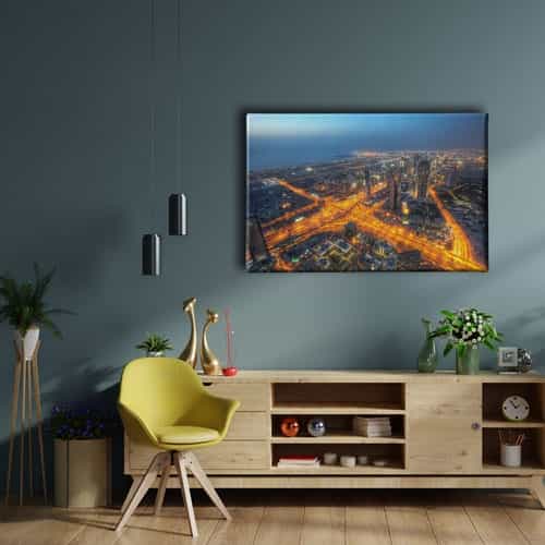 Dubai Canvas Tablo
