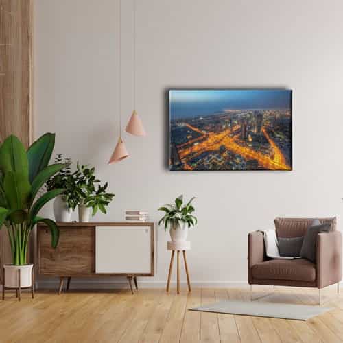 Dubai Canvas Tablo