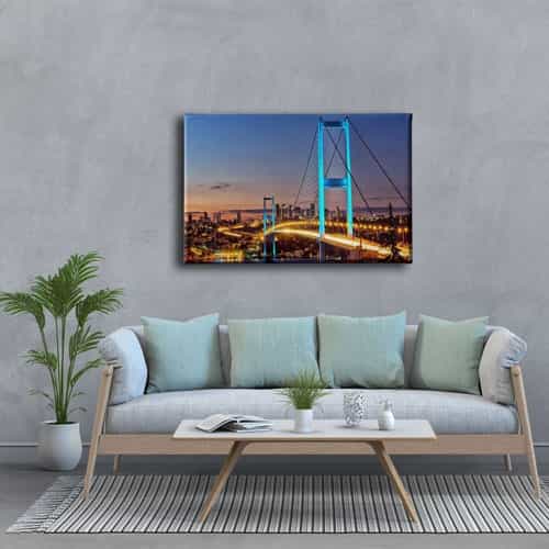 9890_3 Istanbul Koprusu Canvas Tablo
