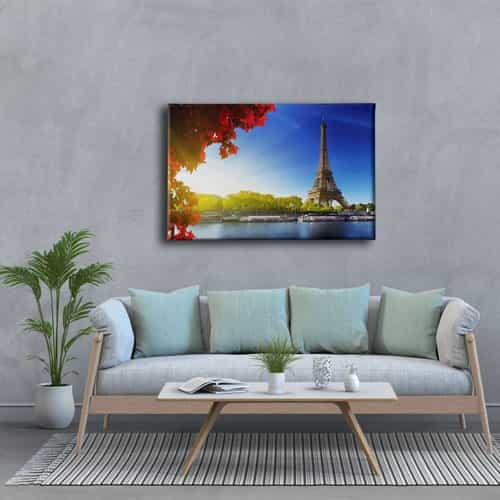 9896_3 Paris Eyfel Kulesi Canvas Tablo