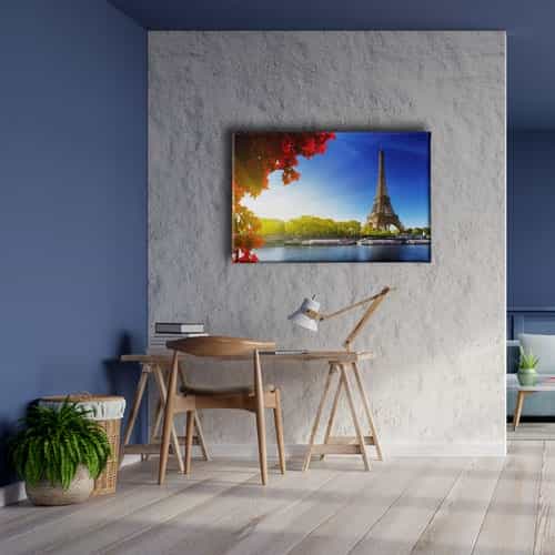 9896_5 Paris Eyfel Kulesi Canvas Tablo