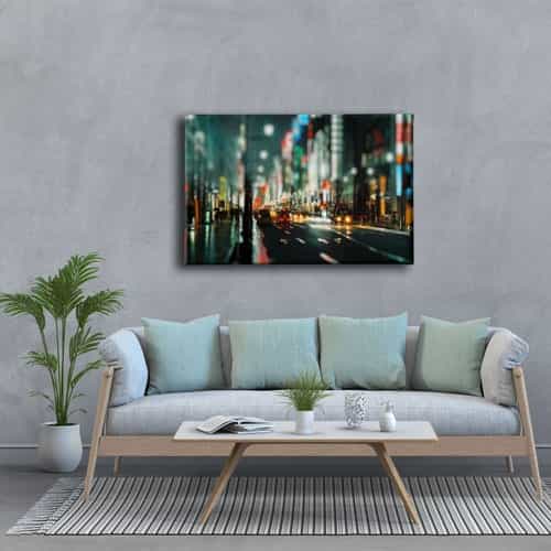 9897_3 City - Cadde Canvas Tablo