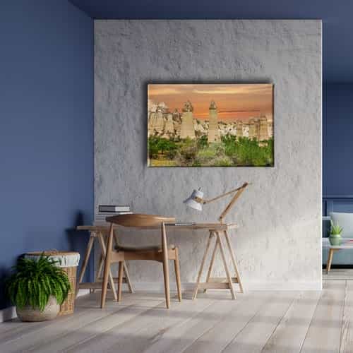 9905_5 Pelee Dagi Canvas Tablo