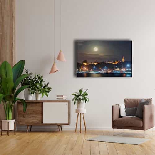 9906_4 Istanbul City Canvas Tablo