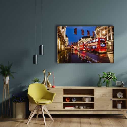 9919_2 Londra City Canvas Tablo