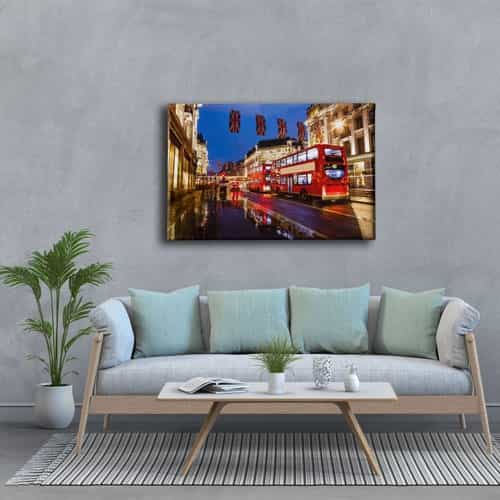 9919_3 Londra City Canvas Tablo