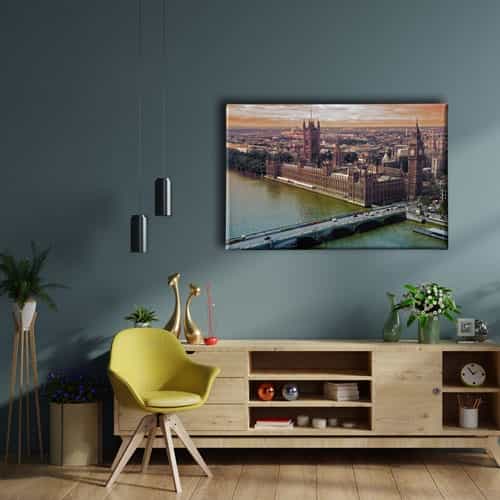 9936_2 Londra City Canvas Tablo