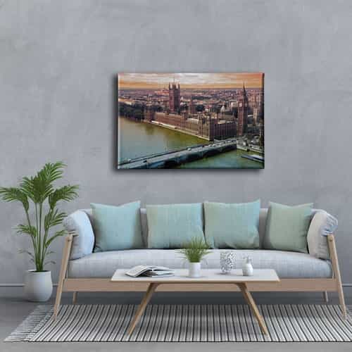 9936_3 Londra City Canvas Tablo
