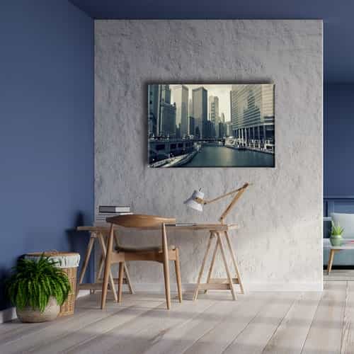 9945_5 Chicago City Canvas Tablo