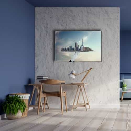 9953_5 Sehir Kanvas Tablo